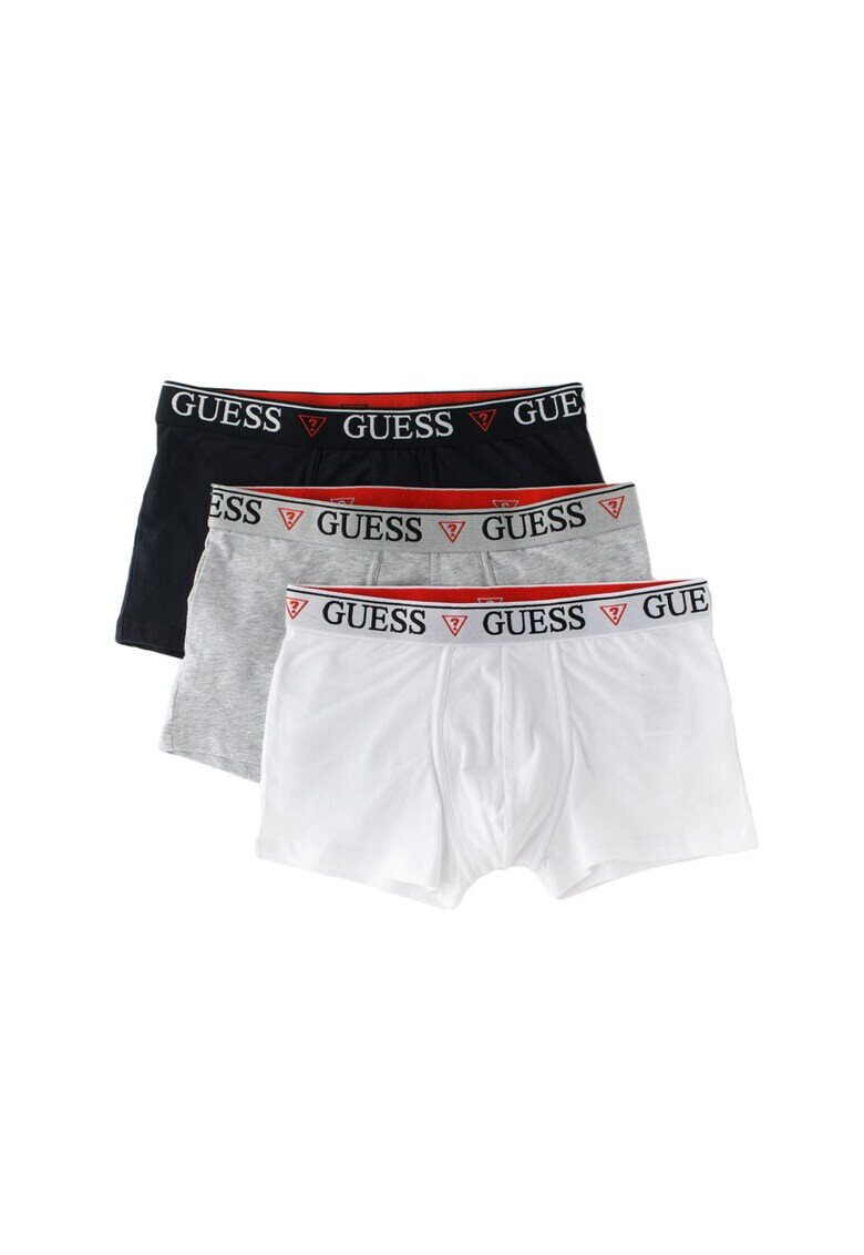 Guess Set de boxeri cu banda elastica in talie - 3 perechi - Pled.ro