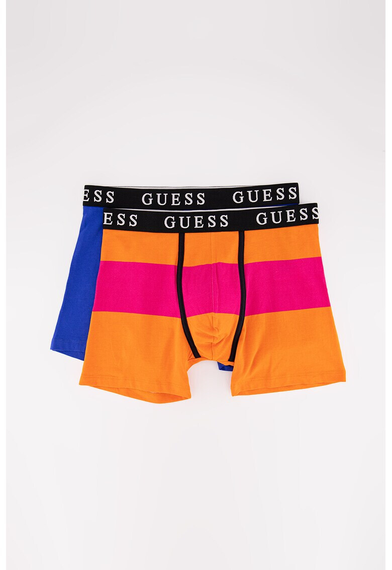 Guess Set de boxeri cu banda logo in talie - 2 perechi - Pled.ro