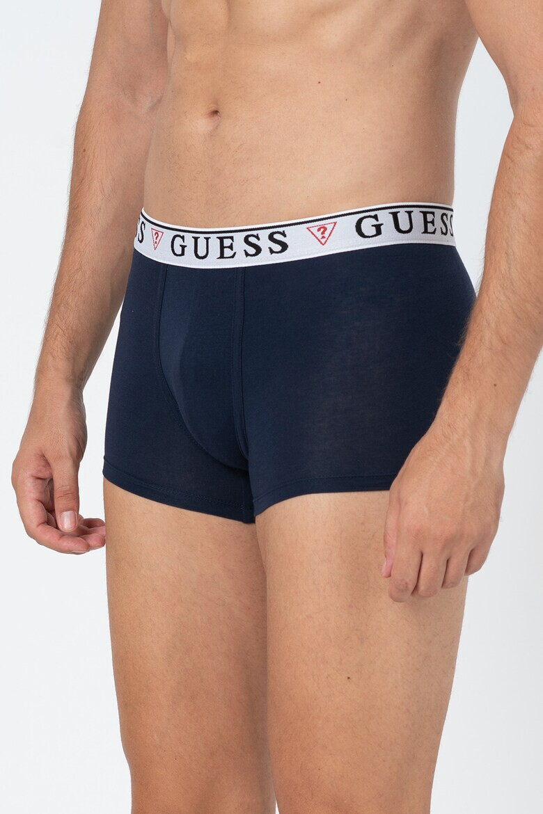 Guess Set de boxeri cu banda logo in talie - 3 perechi - Pled.ro