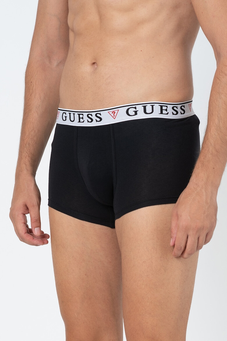 Guess Set de boxeri cu banda logo in talie - 3 perechi - Pled.ro