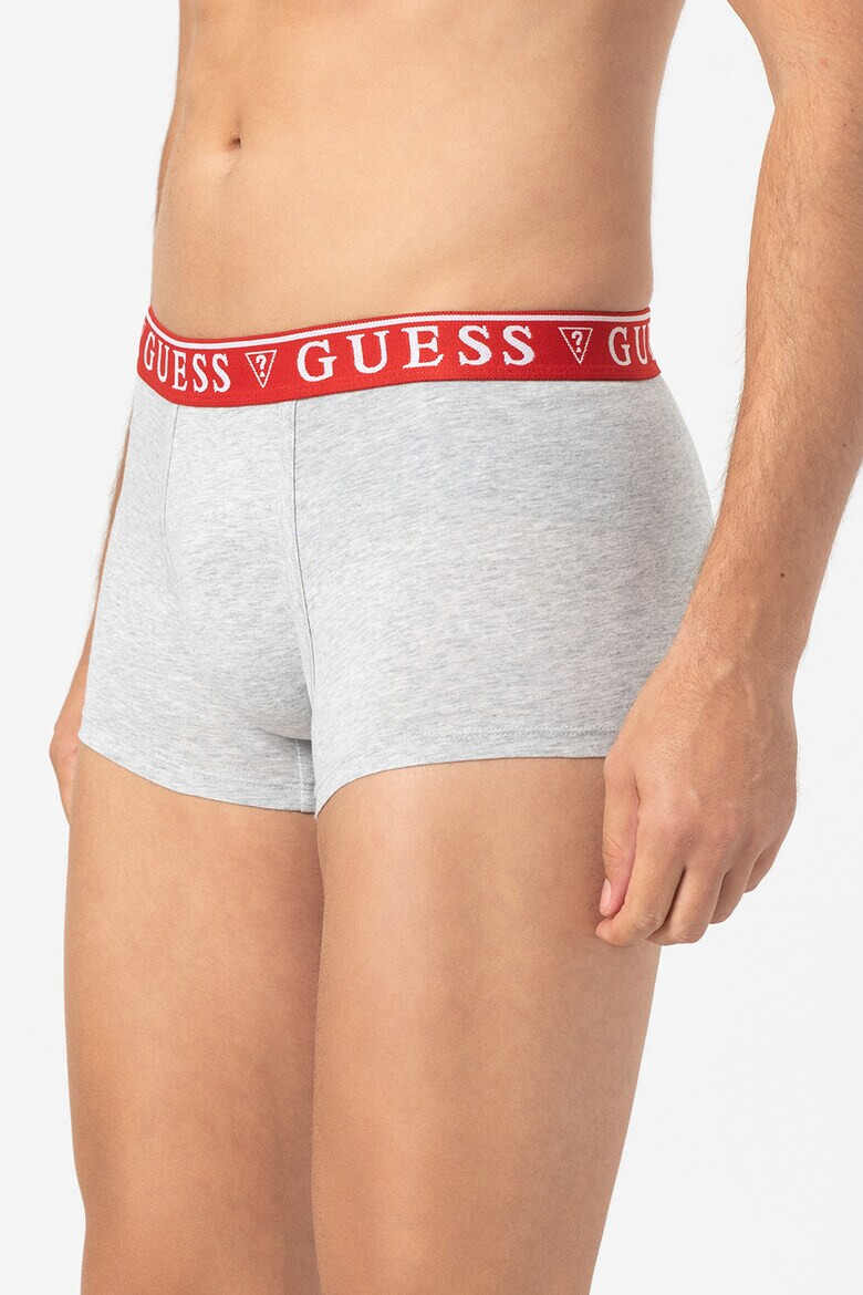 Guess Set de boxeri cu banda logo in talie - 3 perechi - Pled.ro