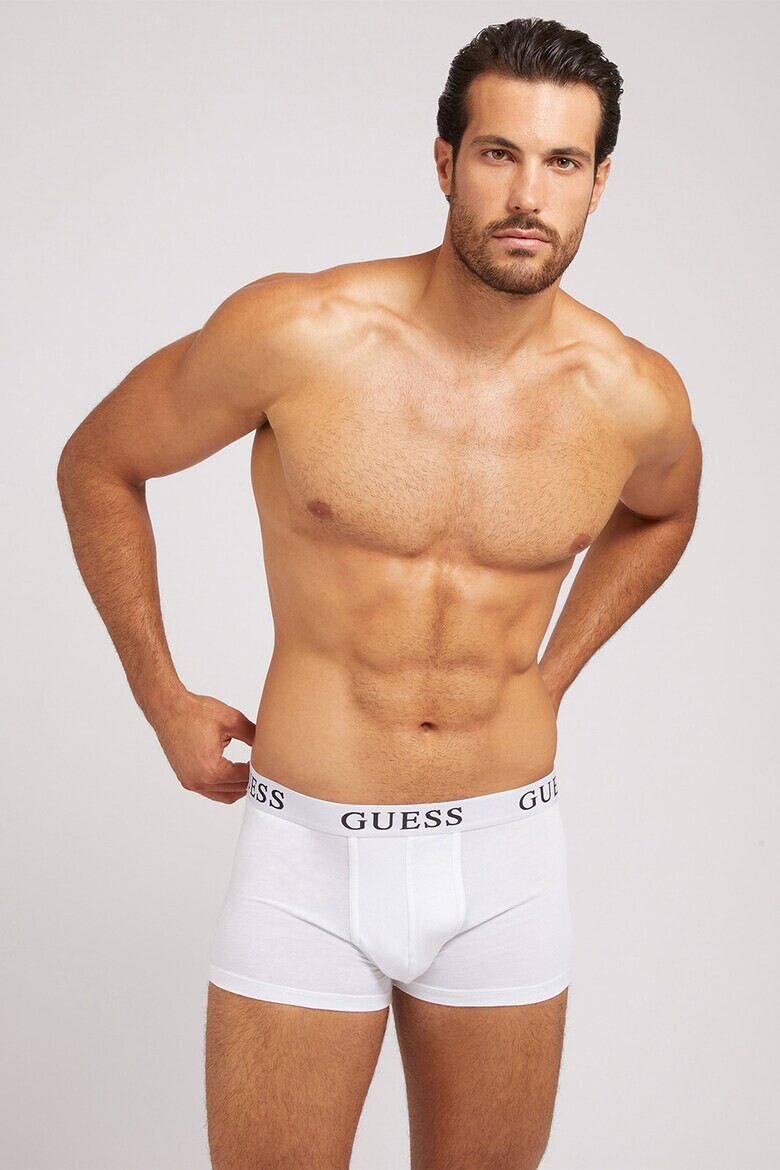 Guess Set de boxeri cu banda logo in talie - 3 perechi - Pled.ro