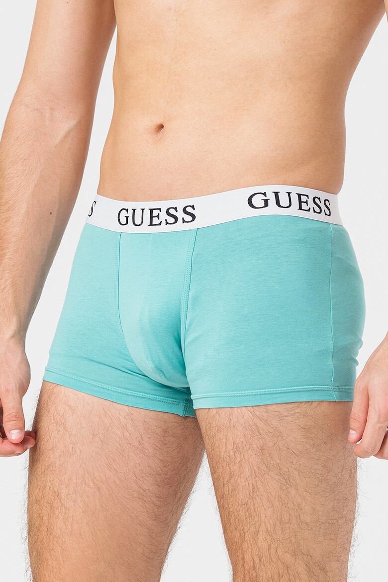 Guess Set de boxeri cu banda logo in talie - 3 perechi - Pled.ro