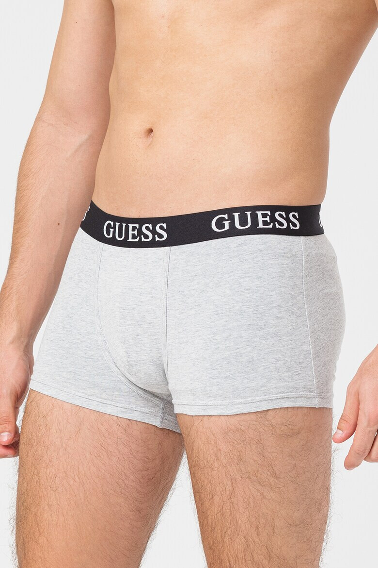 Guess Set de boxeri cu banda logo in talie - 3 perechi - Pled.ro