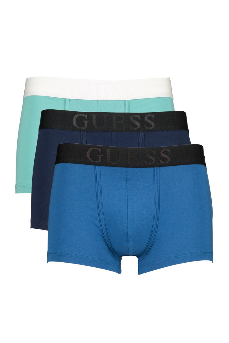 Guess Set de boxeri cu banda logo in talie - 3 perechi - Pled.ro