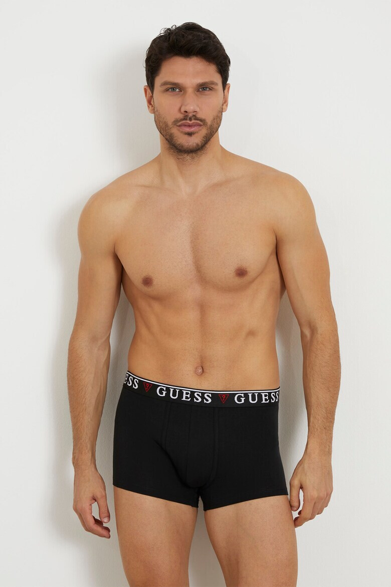 GUESS Set de boxeri cu banda logo in talie - 3 perechi - Pled.ro