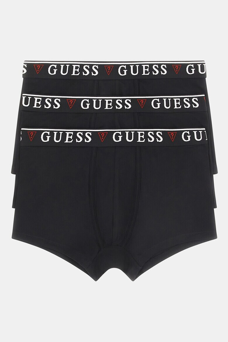 GUESS Set de boxeri cu banda logo in talie - 3 perechi - Pled.ro