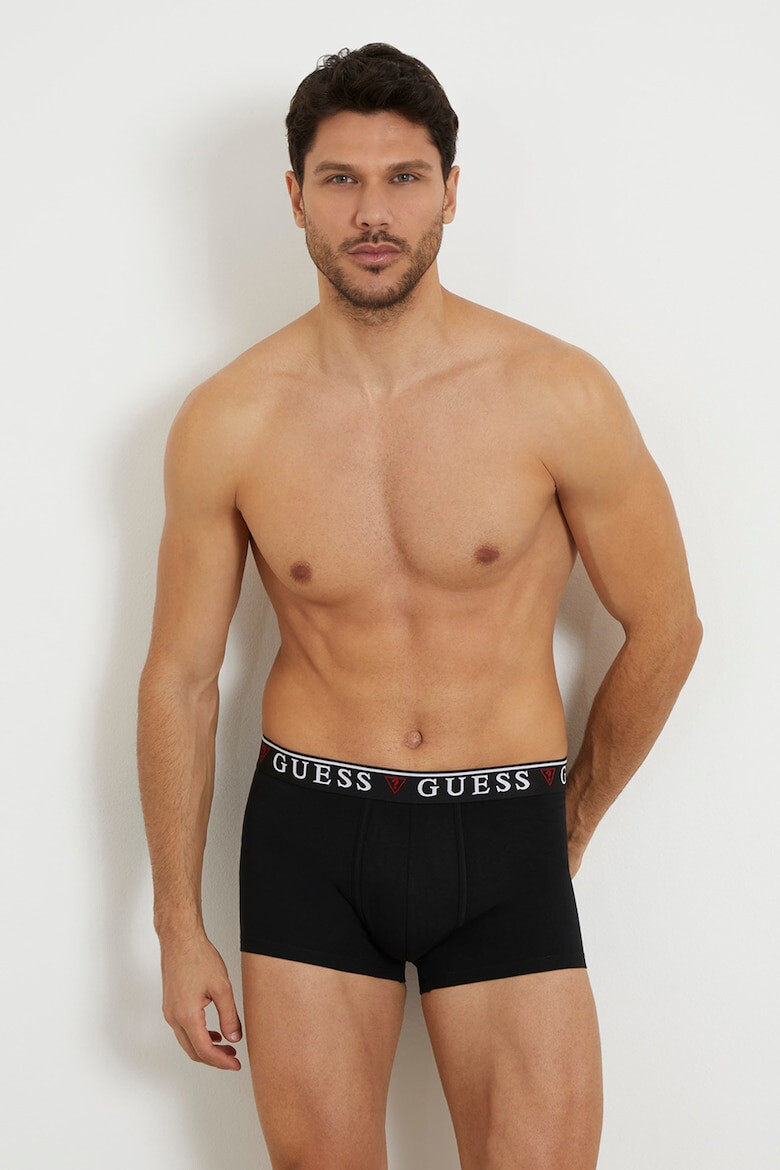 GUESS Set de boxeri cu banda logo in talie - 3 perechi - Pled.ro