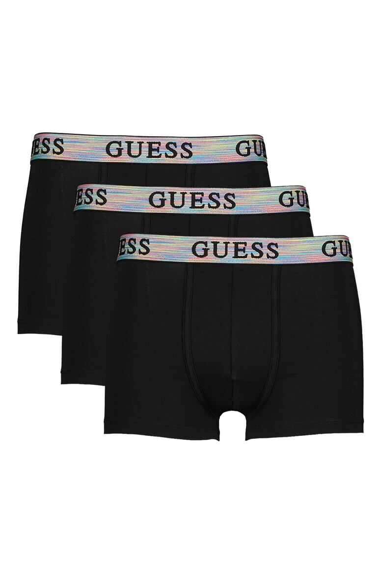 GUESS Set de boxeri cu banda logo in talie - 3 perechi - Pled.ro