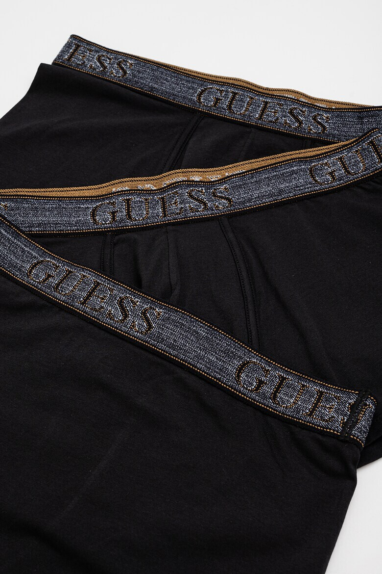 GUESS Set de boxeri cu banda logo in talie - 3 perechi - Pled.ro