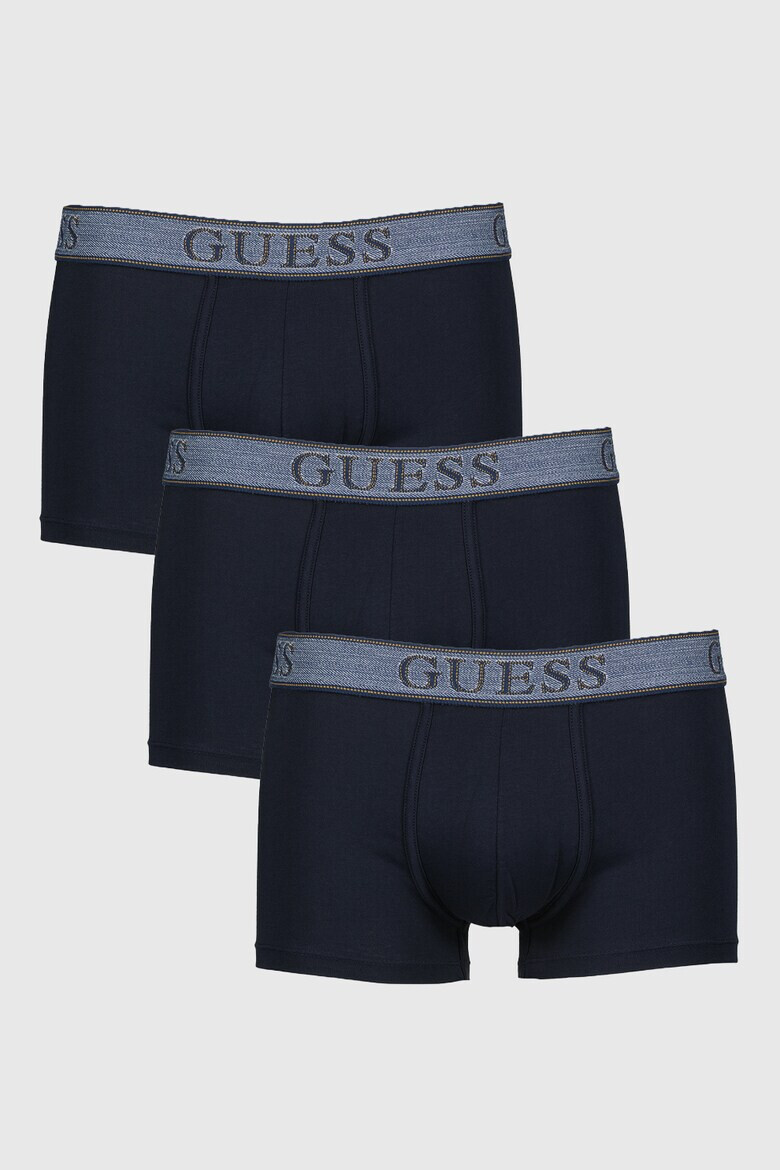 GUESS Set de boxeri cu banda logo in talie - 3 perechi - Pled.ro