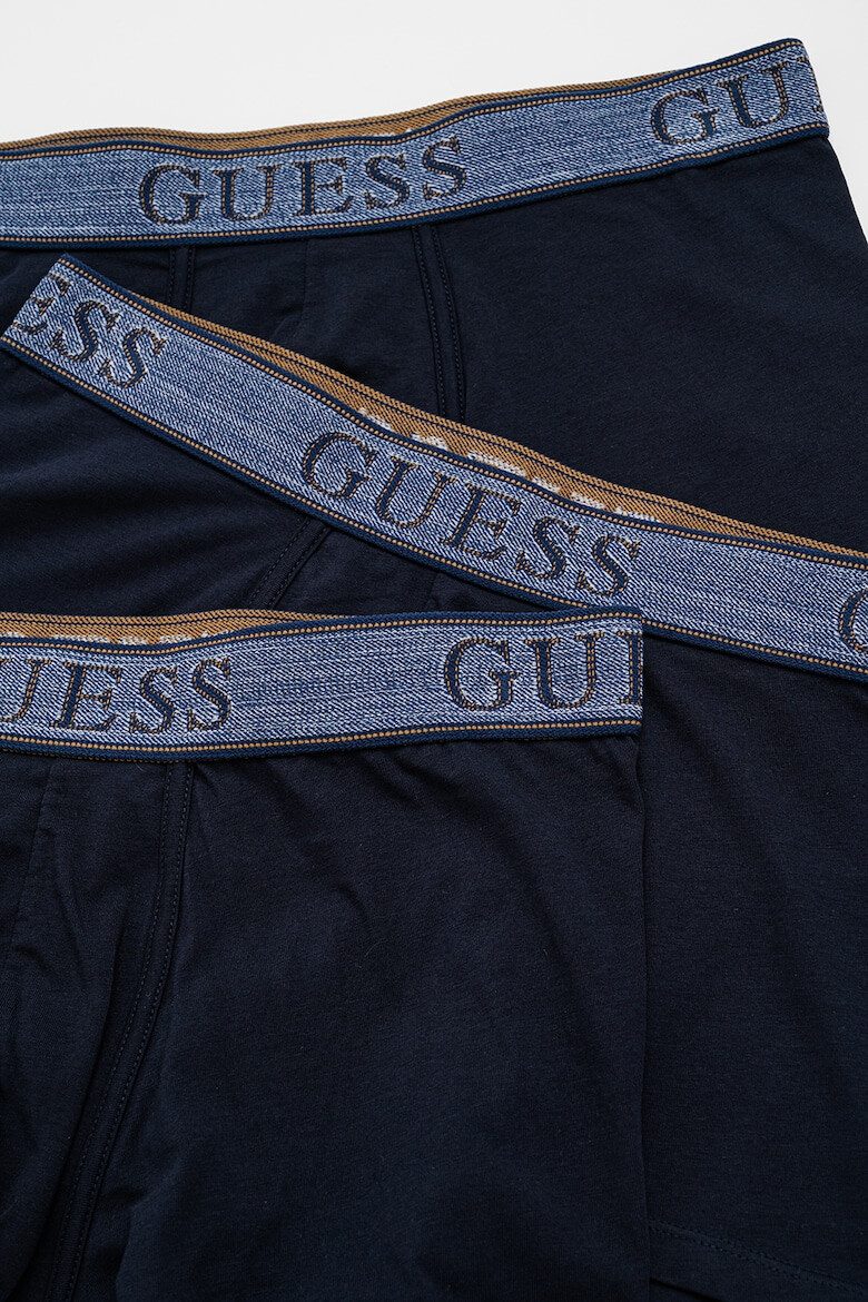 GUESS Set de boxeri cu banda logo in talie - 3 perechi - Pled.ro