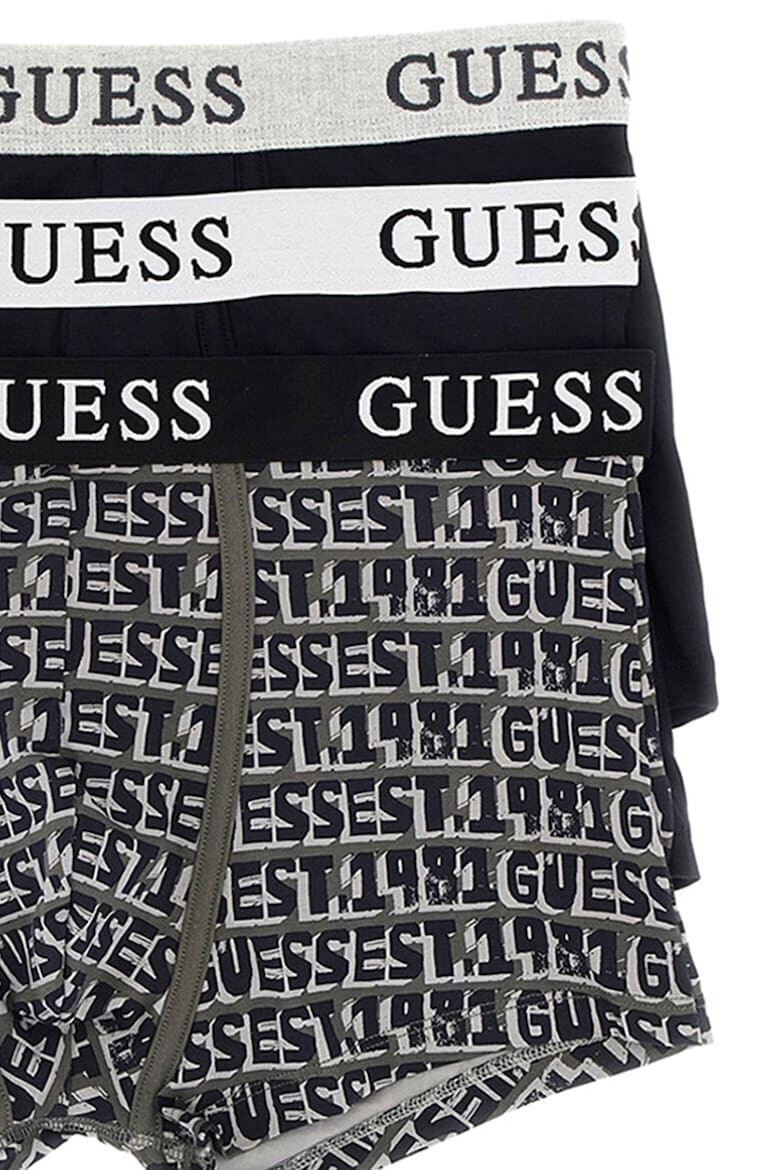 GUESS Set de boxeri cu model - 3 perechi - Pled.ro