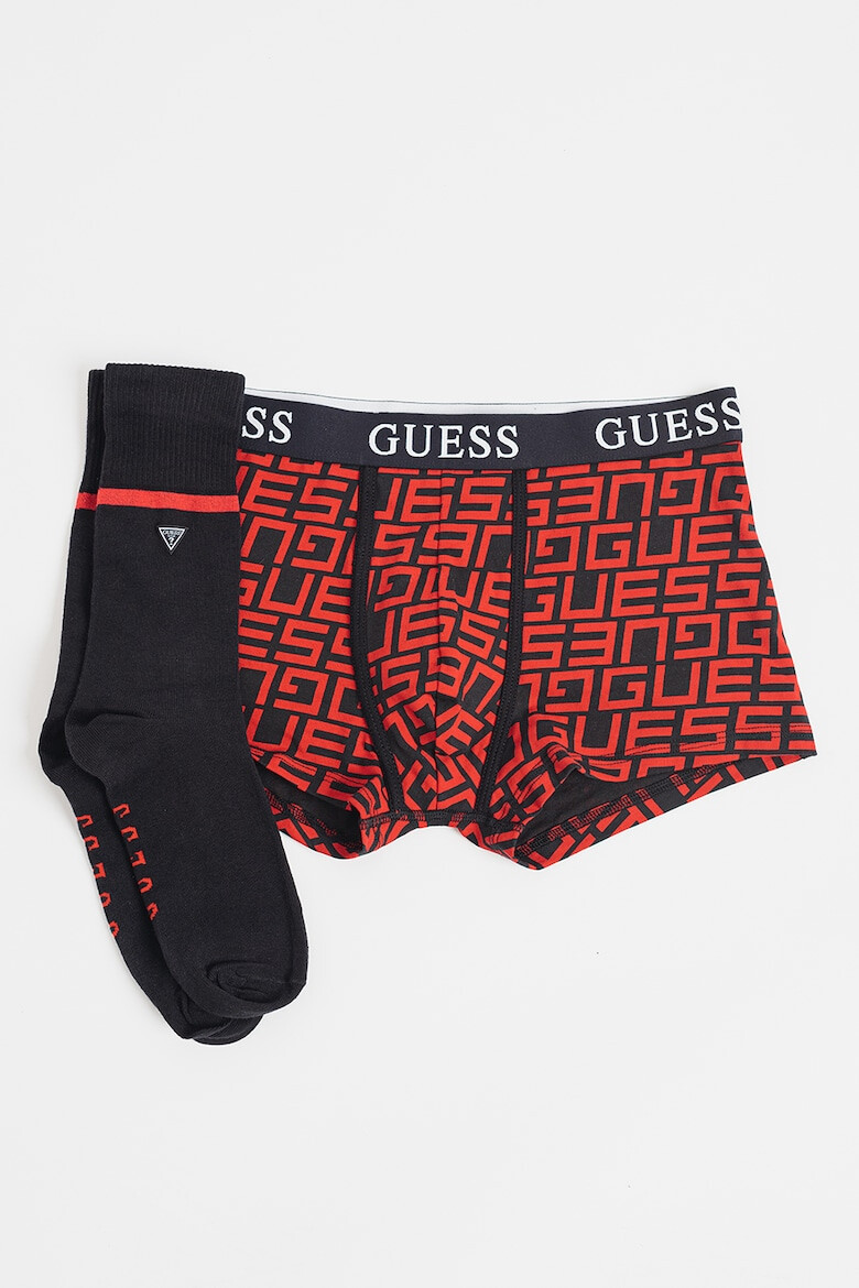 Guess Set de boxeri si sosete lungi pana la genunchi - Pled.ro