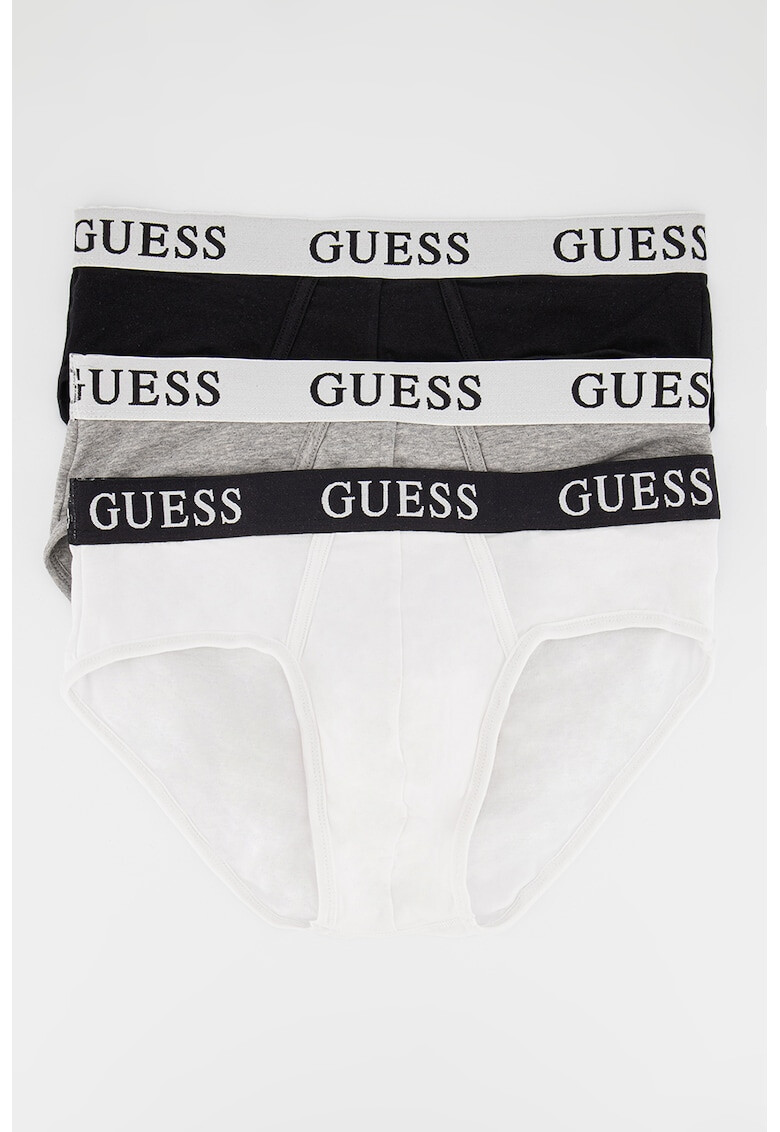 Guess Set de chiloti cu banda logo in talie - 3 perechi - Pled.ro