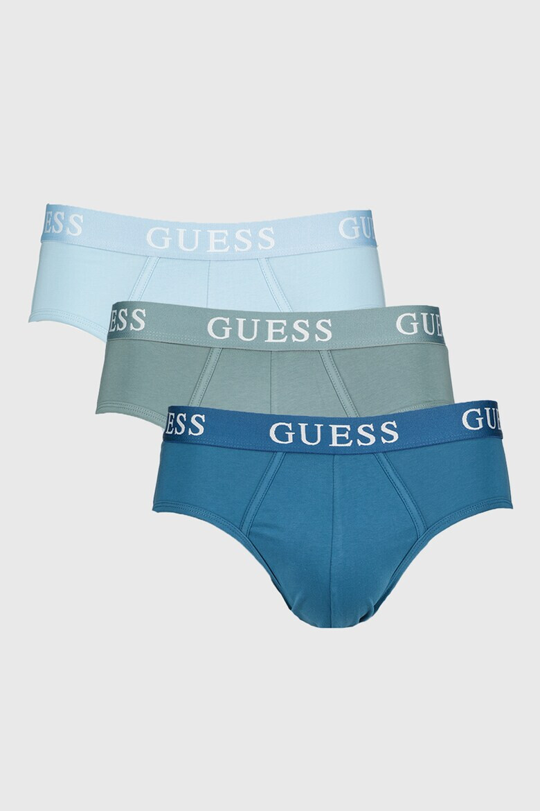 GUESS Set de chiloti cu banda logo in talie - 3 perechi - Pled.ro