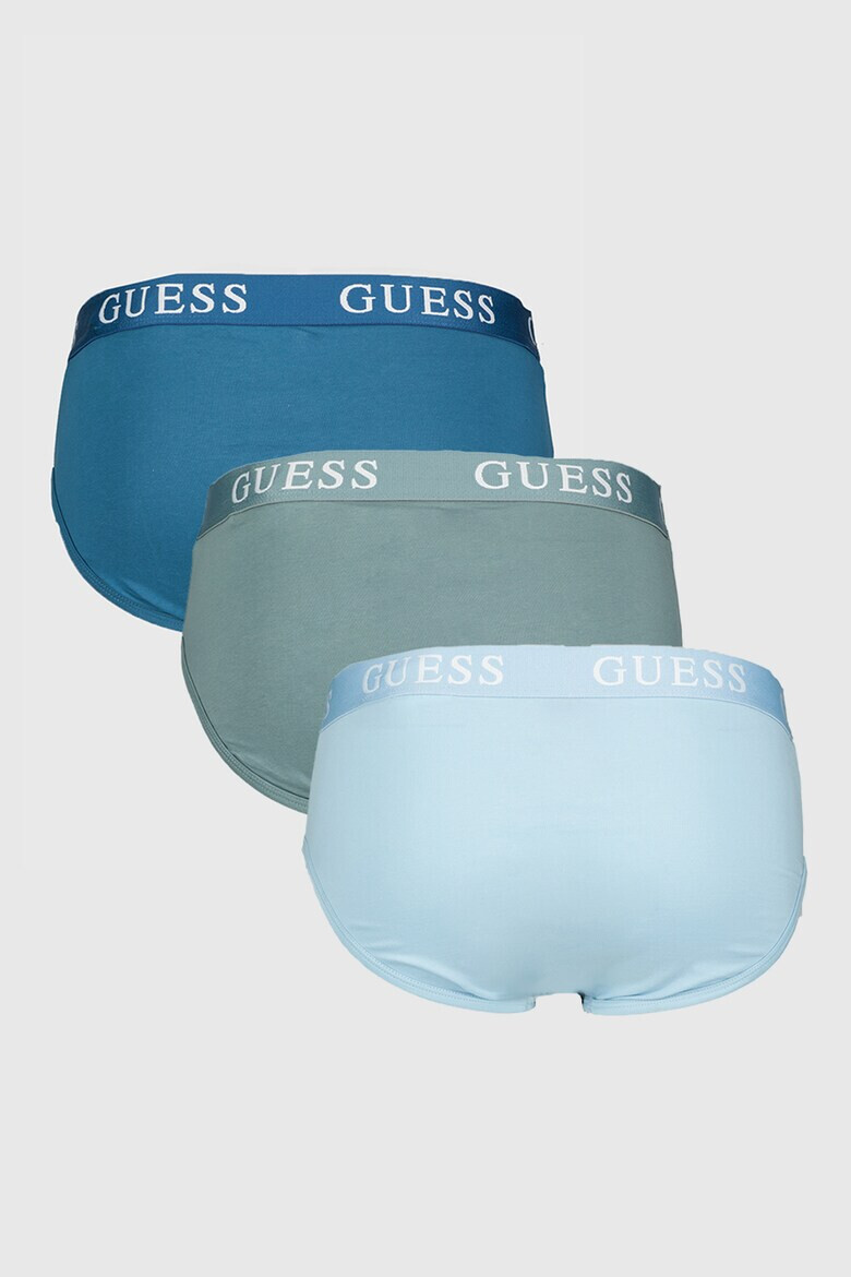 GUESS Set de chiloti cu banda logo in talie - 3 perechi - Pled.ro