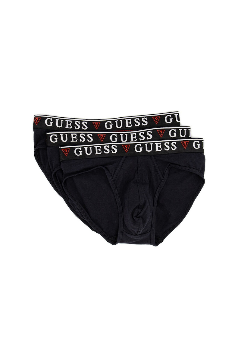 GUESS Set de chiloti cu banda logo in talie - 3 perechi - Pled.ro