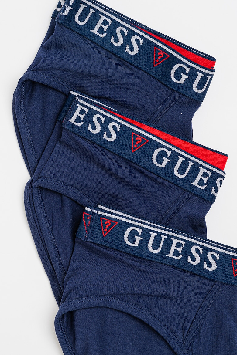 GUESS Set de chiloti cu banda logo in talie - 3 perechi - Pled.ro