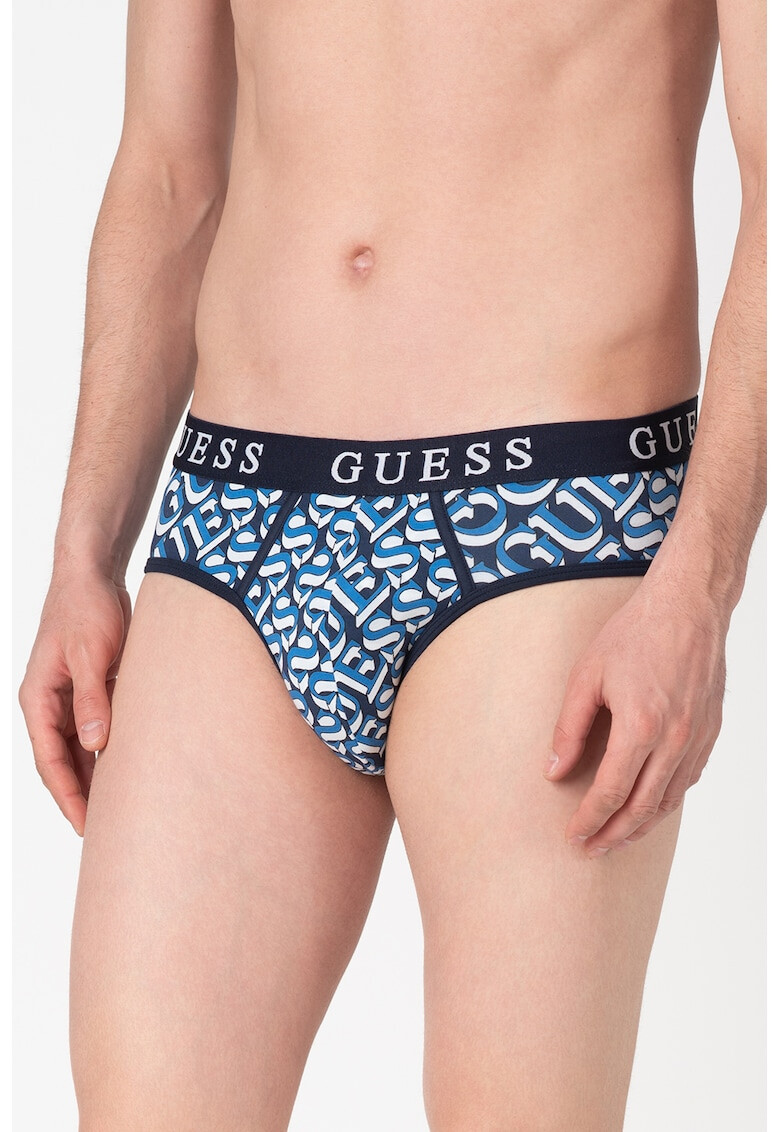 Guess Set de chiloti cu banda logo in talie - 3 perechi - Pled.ro