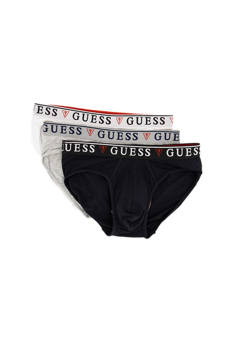 Guess Set de chiloti cu banda logo in talie - 3 perechi - Pled.ro