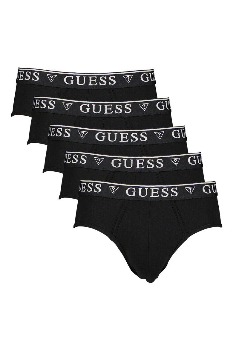 GUESS Set de chiloti cu banda logo in talie - 5 perechi - Pled.ro