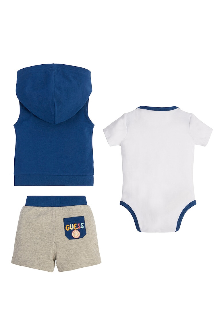 GUESS KIDS Set de hanorac body si pantaloni scurti - 3 piese - Pled.ro