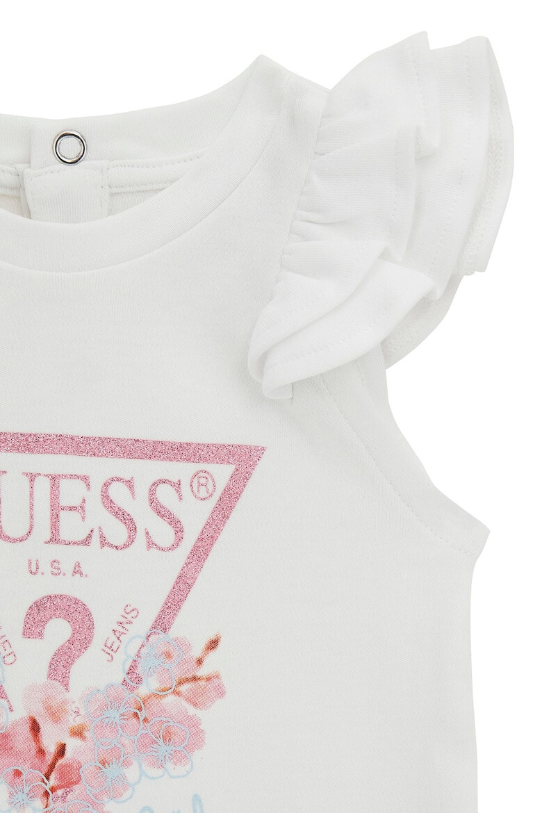 GUESS Set de top cu imprimeu logo si colanti - Pled.ro