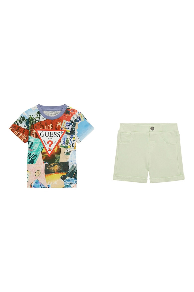 GUESS KIDS GUESS Set de tricou si pantaloni scurti - Pled.ro