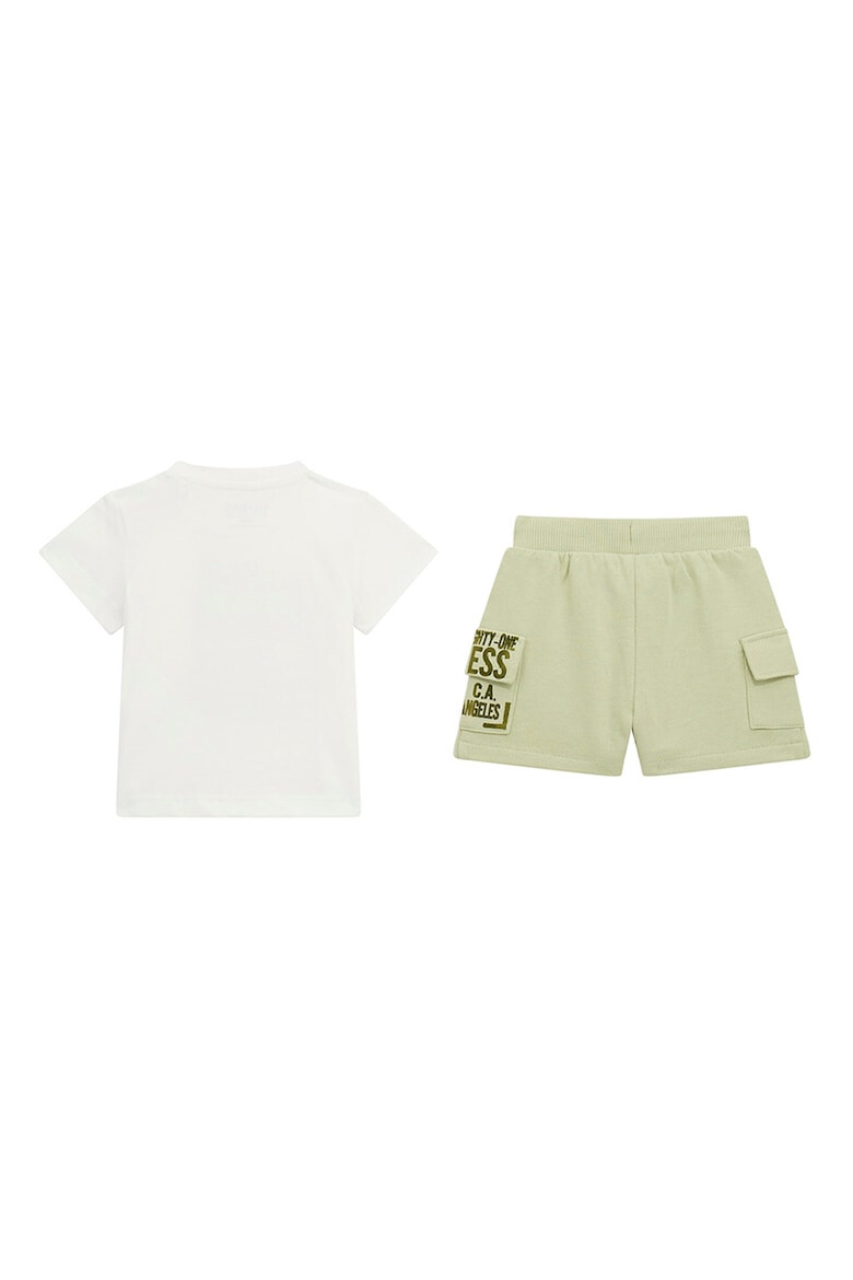 GUESS KIDS Set de tricou si pantaloni scurti cargo - Pled.ro