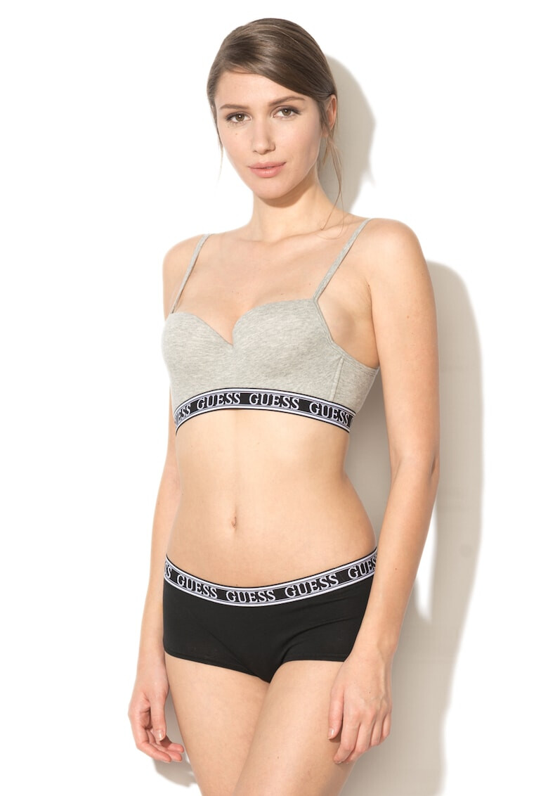 Guess Sutien push-up cu banda elastica cu logo - Pled.ro