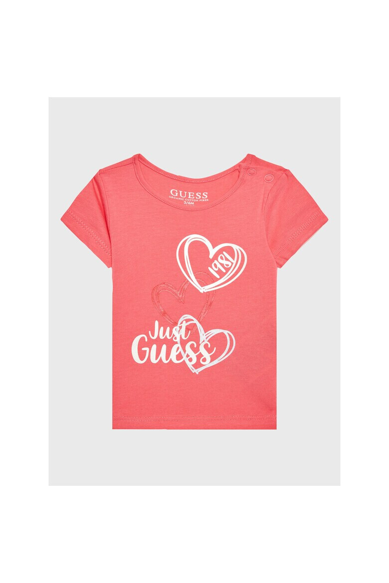 GUESS Tricou copii 0000302043576_6_9M Bumbac Roz 68 - 74 CM - Pled.ro