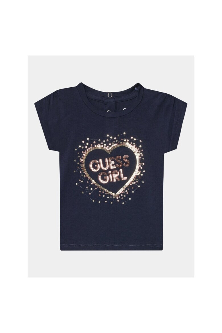 GUESS Tricou copii 373443 Bleumarin Bumbac - Pled.ro