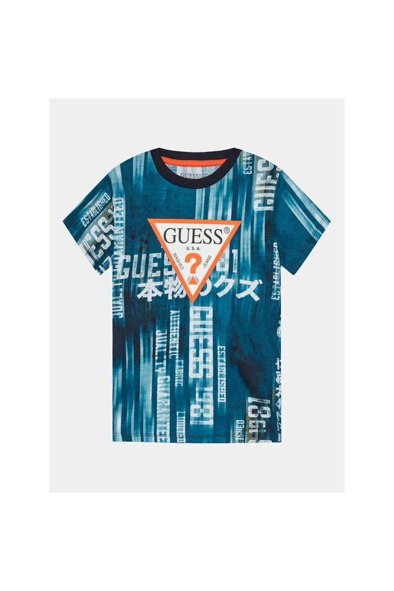 GUESS Tricou copii 380823 Albastru Bumbac - Pled.ro