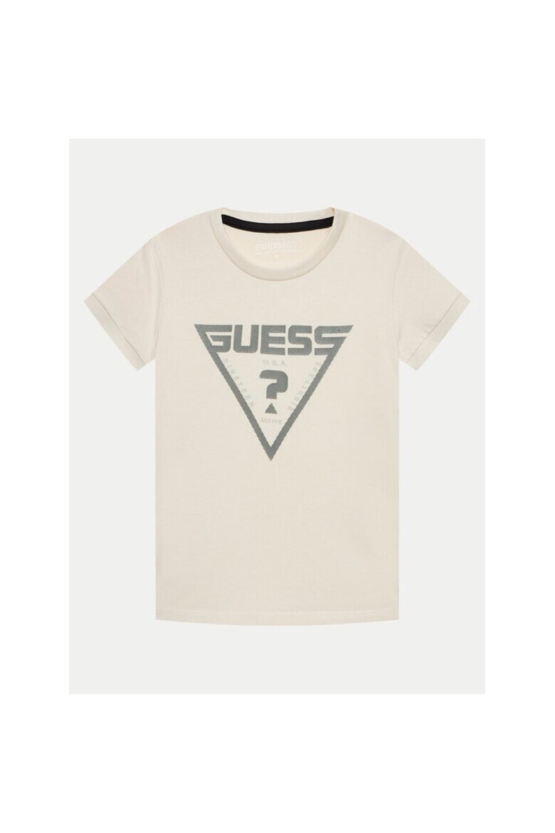 GUESS Tricou copii 514426 Ecru Bumbac - Pled.ro