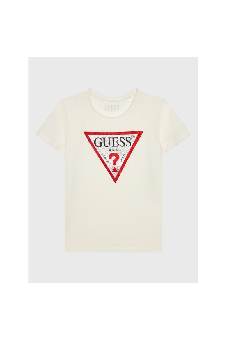 GUESS Tricou copii 917350 Alb Bumbac - Pled.ro