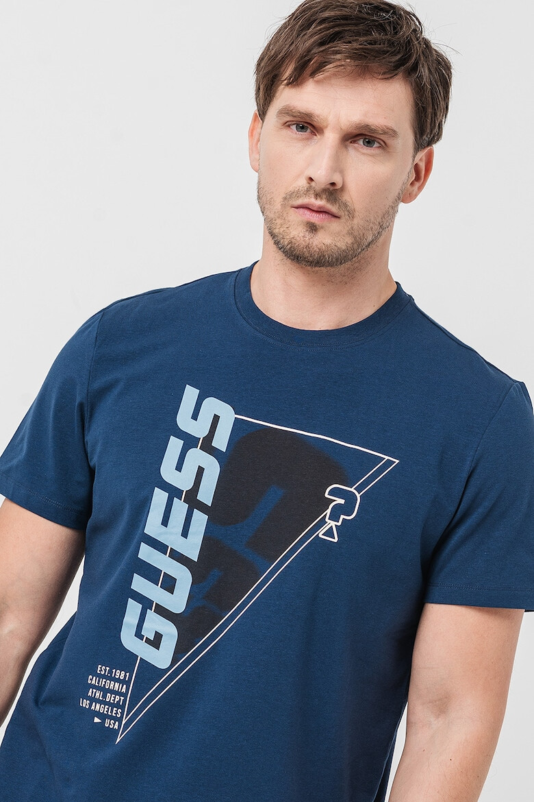 GUESS Tricou crop cu imprimeu logo pentru fitness - Pled.ro