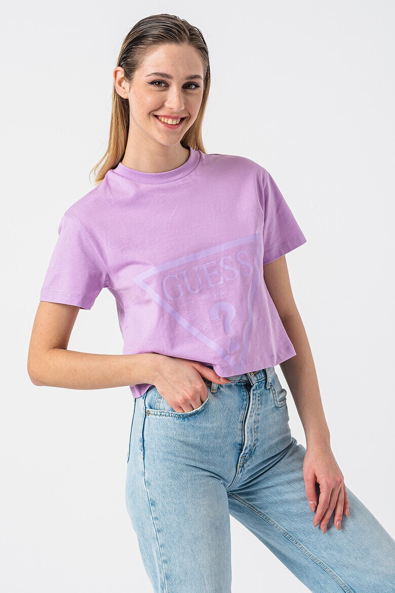 GUESS Tricou crop pentru fitness Adele - Pled.ro