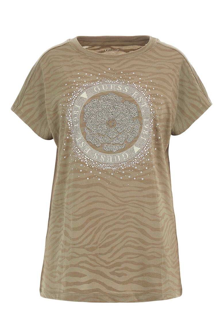 GUESS Tricou cu animal print - Pled.ro