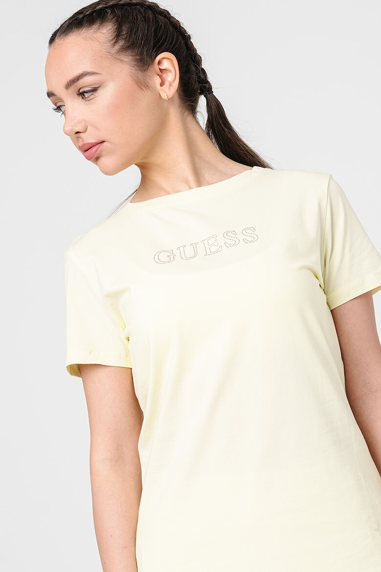 GUESS Tricou cu aplicatie logo pentru fitness - Pled.ro