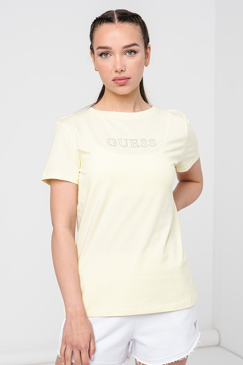 GUESS Tricou cu aplicatie logo pentru fitness - Pled.ro