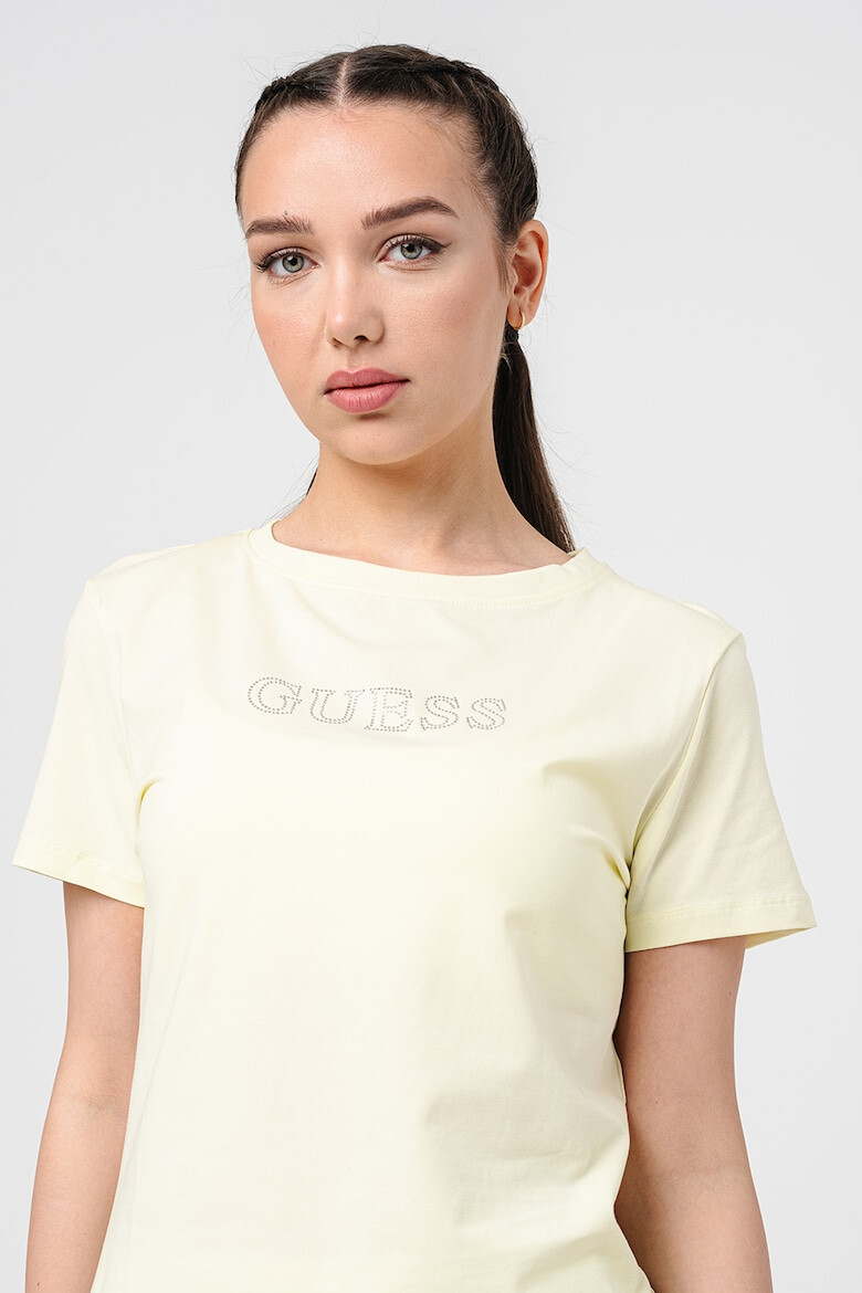 GUESS Tricou cu aplicatie logo pentru fitness - Pled.ro