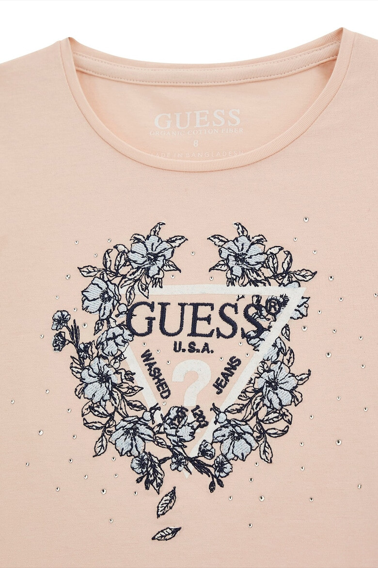 GUESS Tricou cu broderie logo - Pled.ro