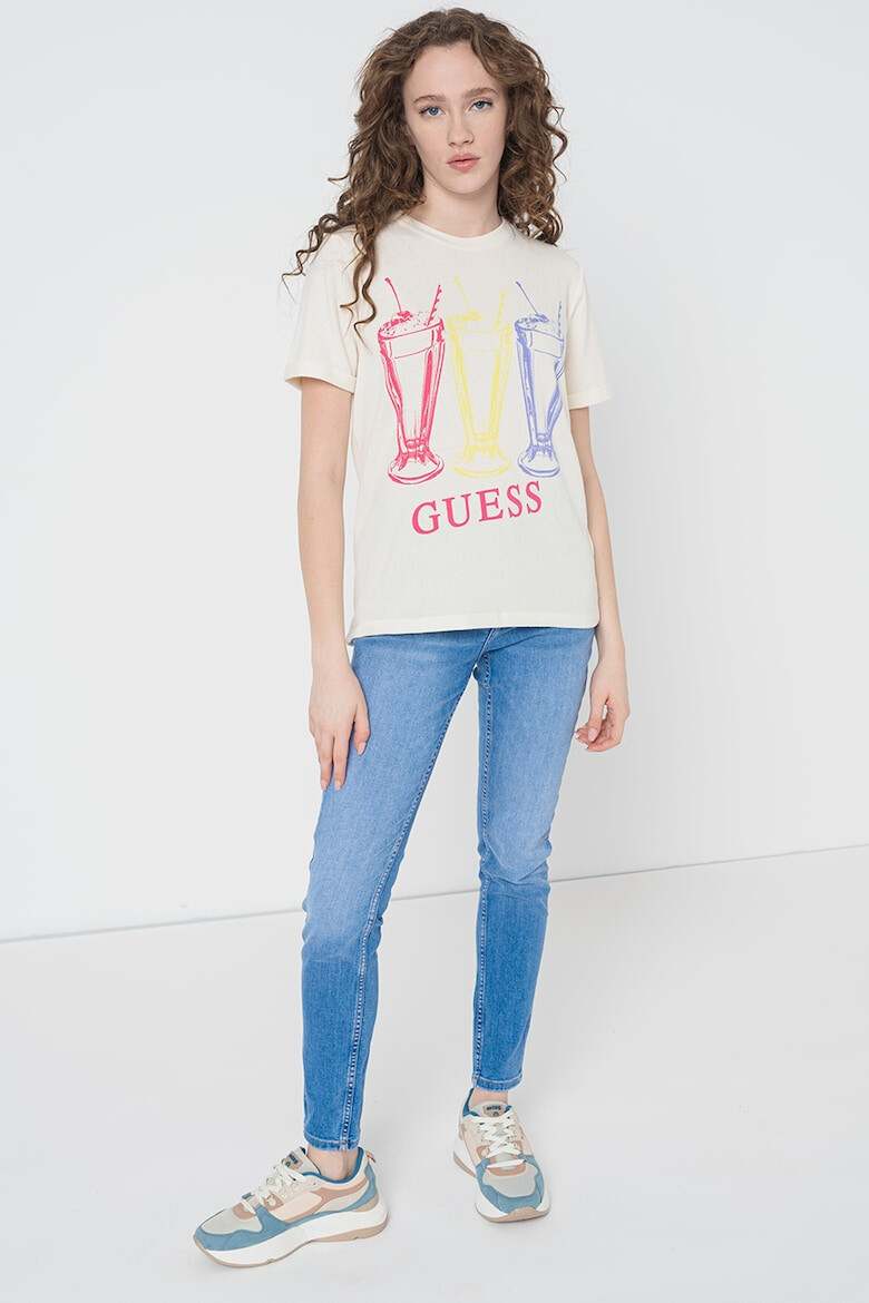 GUESS Tricou cu imprimeu grafic si logo - Pled.ro