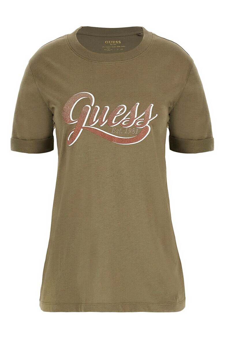 GUESS Tricou cu imprimeu logo - Pled.ro