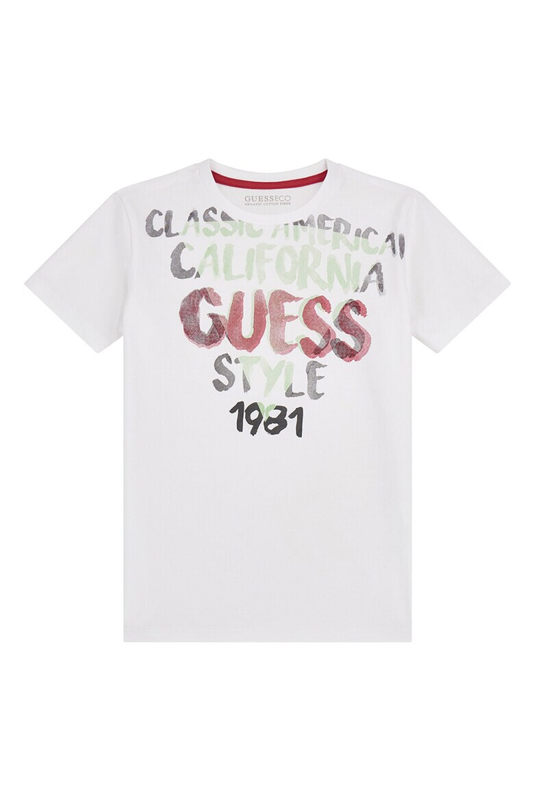 GUESS Tricou cu imprimeu logo - Pled.ro