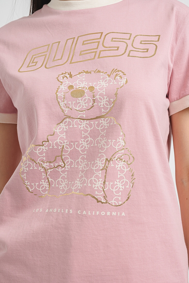 GUESS Tricou cu imprimeu logo - Pled.ro