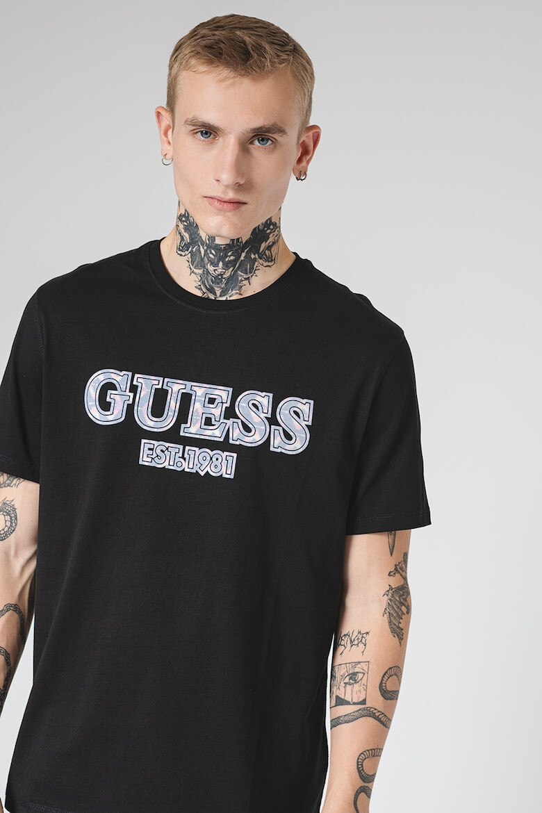 GUESS Tricou cu imprimeu logo - Pled.ro