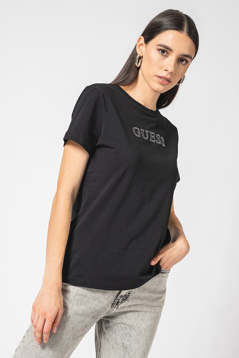 GUESS Tricou cu imprimeu logo pentru fitness - Pled.ro