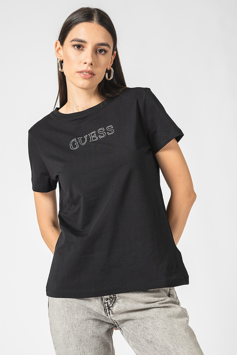 GUESS Tricou cu imprimeu logo pentru fitness - Pled.ro